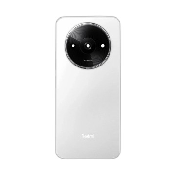 Xiaomi Redmi A3 Housing Middle Frame With Side Button and Replacement Battery Back Door For Redmi A3 - White