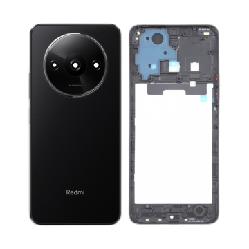 Xiaomi Redmi A3 Rear Complete Body Casing Housing Replacement For Redmi A3 - Black
