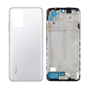 Xiaomi Redmi Note 10 Rear Complete Body Casing Housing Replacement For Redmi Note 10 - White