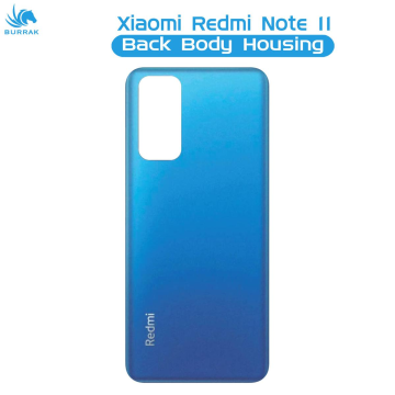 Xiaomi Redmi Note 11 Rear Back Body Casing Housing Replacement Battery Back Door For Xiaomi Redmi Note 11 - Blue