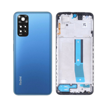 Xiaomi Redmi Note 11 Rear Complete Body Casing Housing Replacement For Redmi Note 11 - Blue