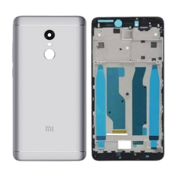 Xiaomi Redmi Note 4 Rear Complete Body Casing Housing With Camera Lens Replacement For Redmi Note 4 - Silver