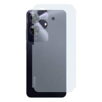 Realme Note 60 Back Protector Carbon Fiber Matte Soft Skin Sheet