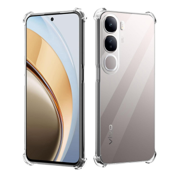 Vivo Y29s Crystal Clear Anti-Shock Soft Transparent Cover with Extra Bumper