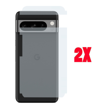 (2-Pack) Google Pixel 8 Pro Back Protector Carbon Fiber Matte Sheet