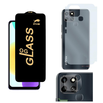 Infinix Smart 6 3-in-1 Kit: OG Glass + Carbon Back Camera Lens