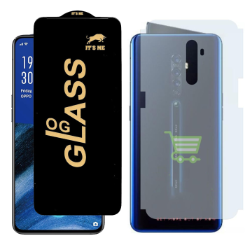 Oppo Reno 2 Combo: OG Glass Screen Protector + Carbon Back Skin