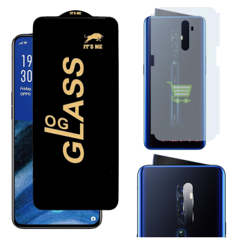 Oppo Reno 2 3-in-1 Kit: OG Glass + Carbon Back Camera Protector