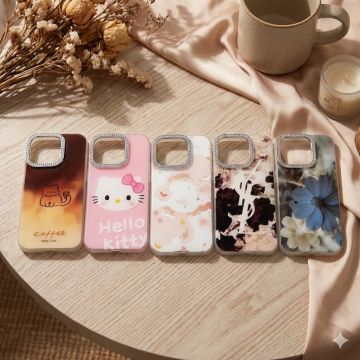 Apple iPhone 14 Pro Ring Stone Glitter Mobile Cover