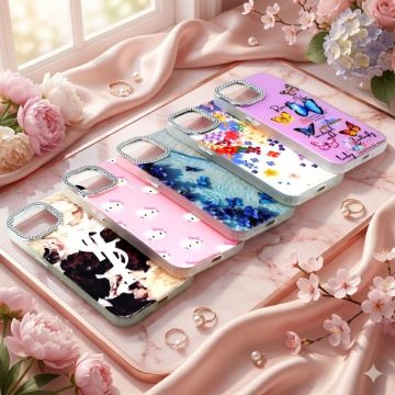 Apple iPhone 14 Glitter Ring Stone Mobile Cover