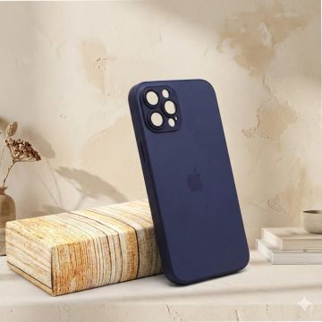 Apple iPhone 12 Pro Max Deep Purple Back Glass Case Mobile Cover