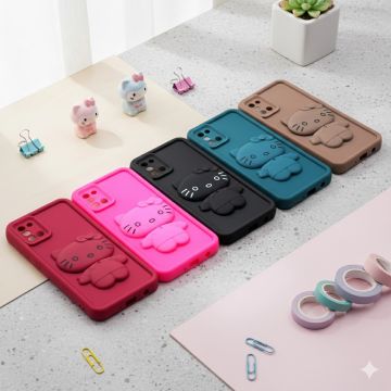 Samsung Galaxy A31 Soft Mirror Kitty Mobile Cover