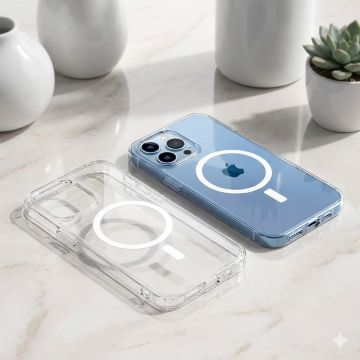 Apple iPhone 13 Pro Max Transparent Magnetic Magsafe Case
