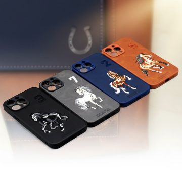 Apple iPhone 13 Pro Max POLO Design Leather Type Soft Mobile Cover