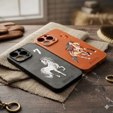 Apple iPhone 15 Pro Max POLO Design Leather Cover