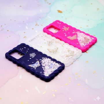 Xiaomi Redmi Note 12 Wave Style Glitter Mobile Cover