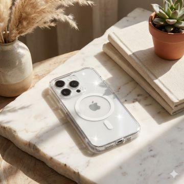 Apple iPhone 16 Pro Transparent Magnetic Magsafe Cover