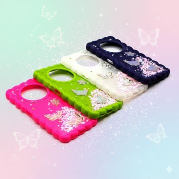 Xiaomi Redmi 14C Back Cover Fancy Wave Style Glitter Case For Redmi 14C