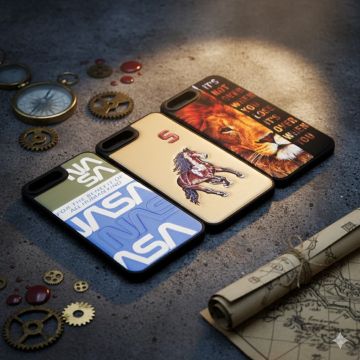 Apple iPhone 7 Plus - 8 Multicolour Soft Leather Stuffed Cover