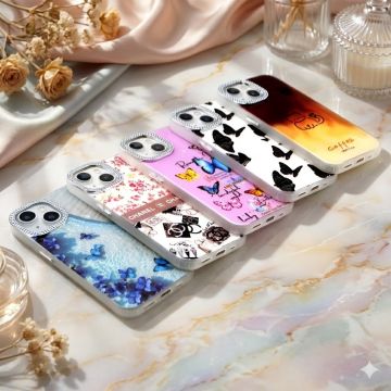 Apple iPhone 15 Ring Stone Glitter Mobile Cover