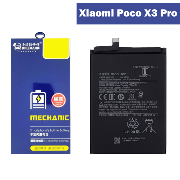 Xiaomi Poco X3 Pro Battery Replacement - Mechanics 6000mAh (BN61)