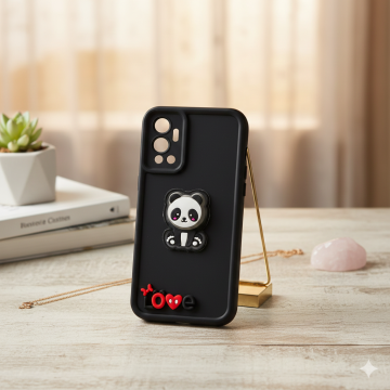 Infinix Hot 12 Cute Kitty Blinking Lights Soft Colorful Mobile Cover