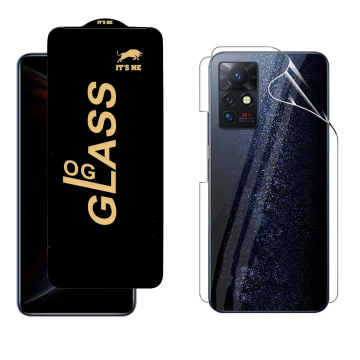 Infinix Zero X Neo Protection Pack: OG Glass + Clear Back Jelly Film