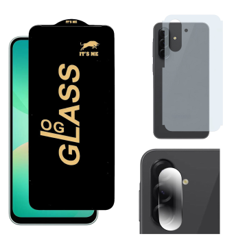 Samsung A26 3-in-1 Kit: OG Glass + Carbon Back Camera Protector