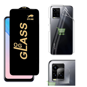 Vivo Y21s 360¬∞ Clear Kit: OG Glass + Back Jelly Camera Guard