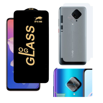 Vivo Y51 3-in-1 Kit: OG Glass + Carbon Back Camera Protector