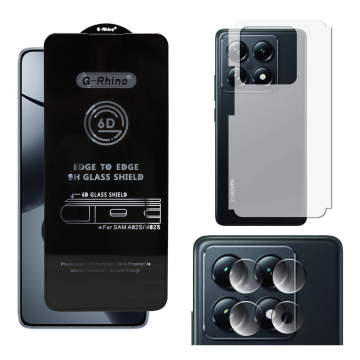 Xiaomi 14T 3-in-1 Kit: OG Glass + Carbon Back Camera Protector