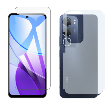 2-in-1 360 Protection Pack for Vivo Y19s Pro : Polish + Matte