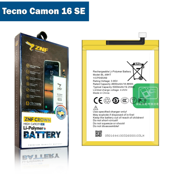 Tecno Camon 16 SE Battery Replacement - ZNF 5000mAh (BL-49HT)