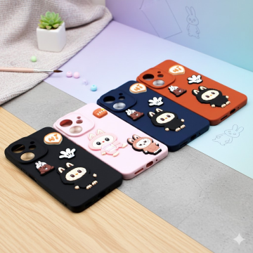 Xiaomi Redmi 13C - Poco C65 Soft Kitty Multicolour Case