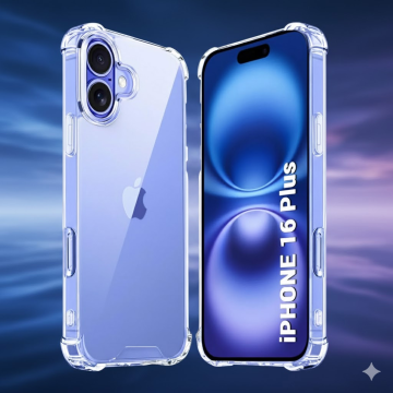 Apple iPhone 16 Plus Crystal Clear Anti Shock Extra Bumper Mobile Cover