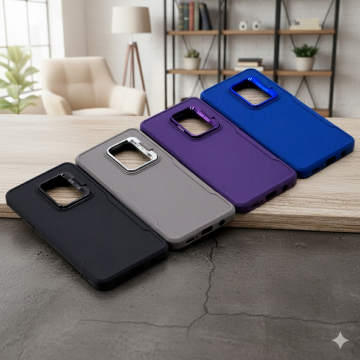 Samsung Galaxy S9 Plus Soft Camera Stand Mobile Cover