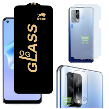 Oppo A95 3-in-1 Kit: OG Glass + Carbon Back Camera Protector