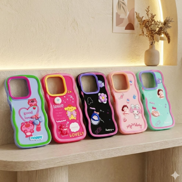 Tecno Spark 10 Fancy Wave Style Kitty Case Mobile Cover