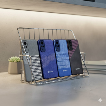 Vivo Y51s Soft Pitaka Leather Cover