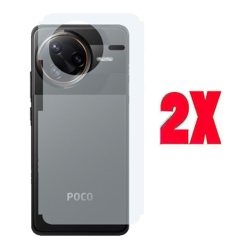 (2-Pack) Carbon Fiber Back Matte Film for Poco F7 Ultra