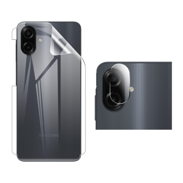 2-in-1 Back Clear Bundle for Samsung A07: Jelly + Camera