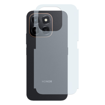 Honor X6c Back Protector Carbon Fiber Matte Soft Skin Sheet