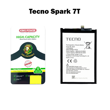Tecno Spark 7T Battery Replacement - King Power 5000mAh (BL-49JX)