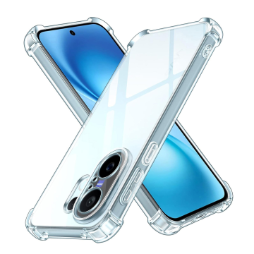 Vivo V60 5G Crystal Clear Anti-Shock Case Soft Transparent Cover with Extra Bumper