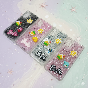 Samsung Galaxy A32 Barbie Fancy Glitter Girls Back Cover Multi Colour Case Stylish Protection