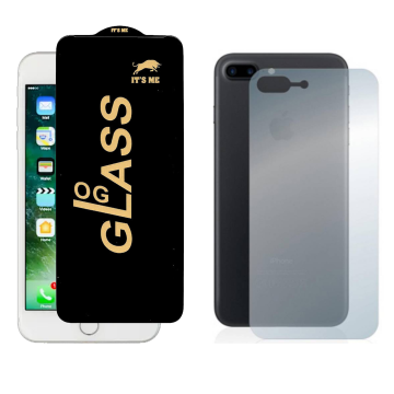 iPhone 7 Plus Styling Combo: OG Glass Protector + Carbon Fiber Back Wrap