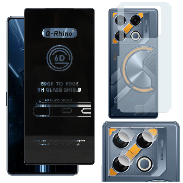 Infinix GT 20 Pro Gamer Kit: OG Glass + Carbon Back Camera Film