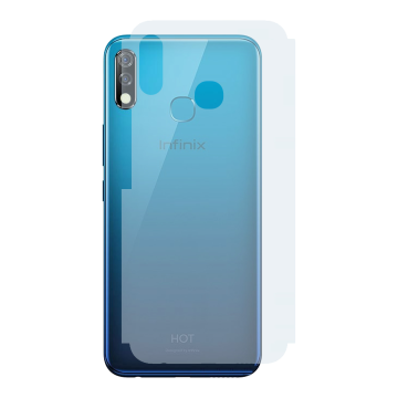 Infinix Hot 8 Lite Carbon Fiber Back Skin - Matte Protective Film