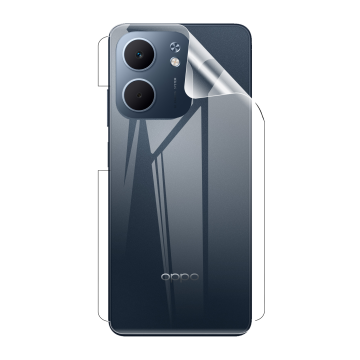 Oppo A5x Back Clear Jelly Protector - Soft Hydrogel Film