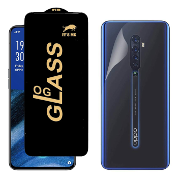 Oppo Reno 2 Protection Pack: OG Glass + Clear Back Jelly Film